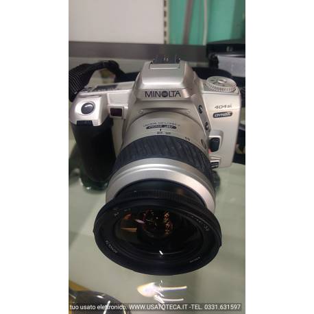 fotocamera analogica MINOLTA 404SI CON OBIETTIVO 28-80 F3,5-5,6