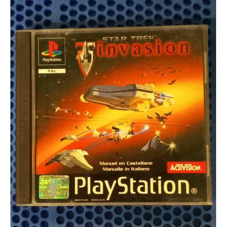 STAR TREK INVASION PLAYSTATION 1 PS1 videogioco